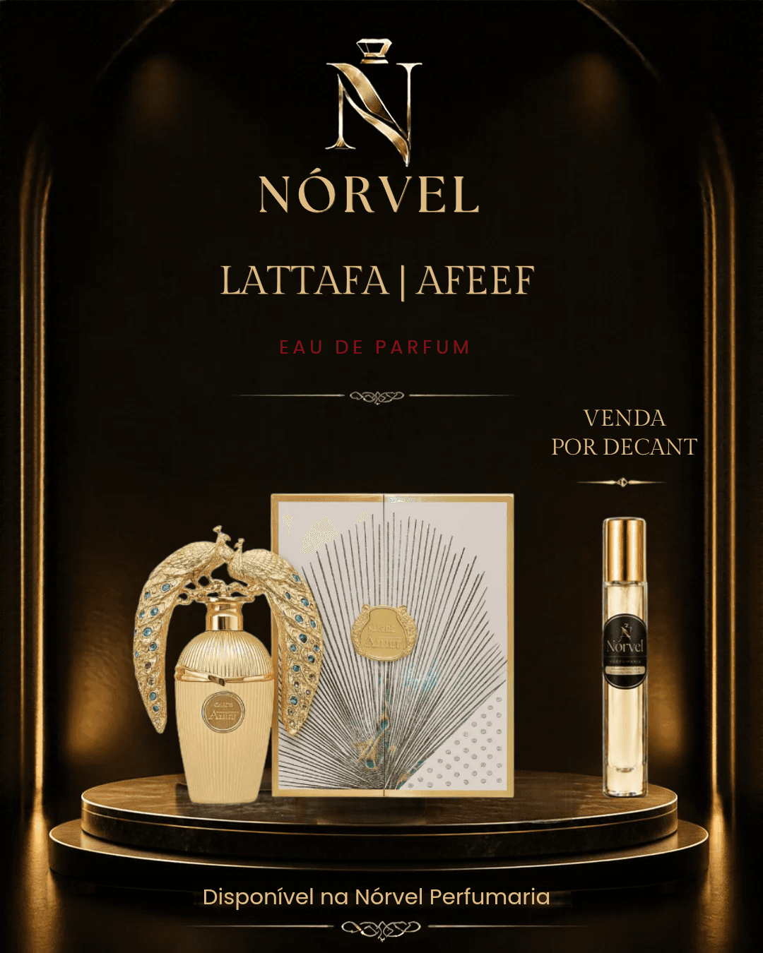Perfume Lattafa Afeef Feminino Eau de Parfum